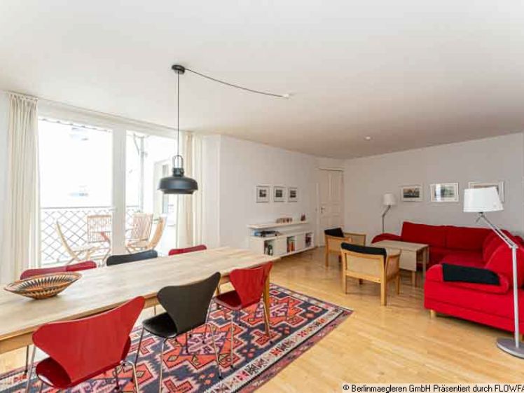 Attraktive 3-Zimmer-Wohnung mit Balkon im Kollwitz-Kiez. Bezugsfrei …