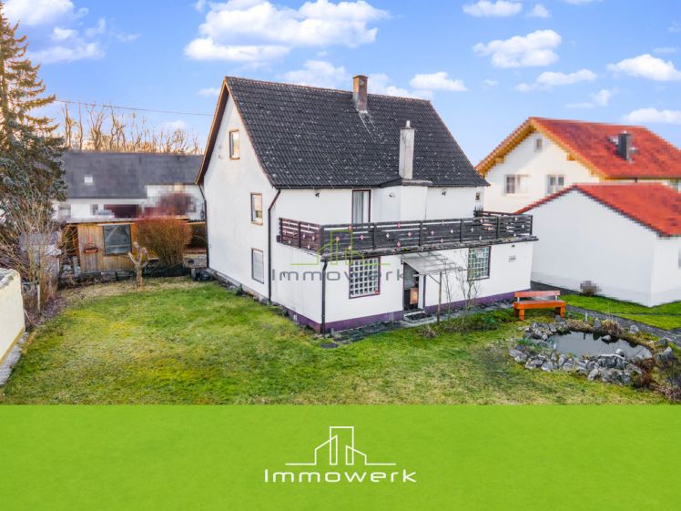 Aufgepasst: Freistehendes Einfamilienhaus bei Memmingen - 760 qm Grundstück!