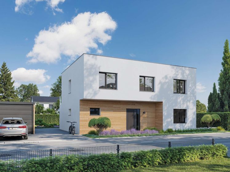 Luxuriöse Bauhausvilla, Erstbezug ab Januar 2026, auf einem Wassergr…