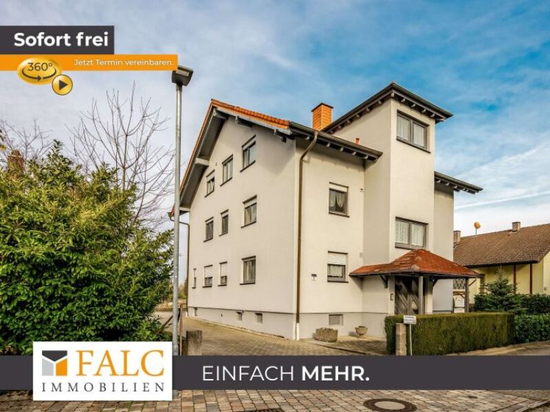 Sofort bezugsfreie 4-Zimmer-Wohnung mit Balkon am Ortsrand !!