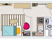 Möblierte & sanierte 1- Zimmer Wohnung im Erdgeschoss - 0107 - Wolde…