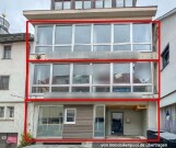 Gewerbeeinheiten mit projektierten Wohnungen