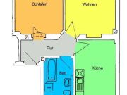 Zentral gelegene Wohnung mit Tageslichtbad und Wohnküche!