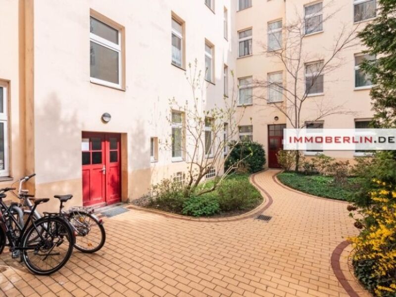 IMMOBERLIN.DE - Angenehme Altbauwohnung in ruhiger Lage