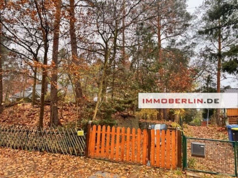 IMMOBERLIN.DE - Idyllisches Baugrundstück in erstklassiger Südwestau…