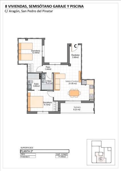 N.8 Top Floor C