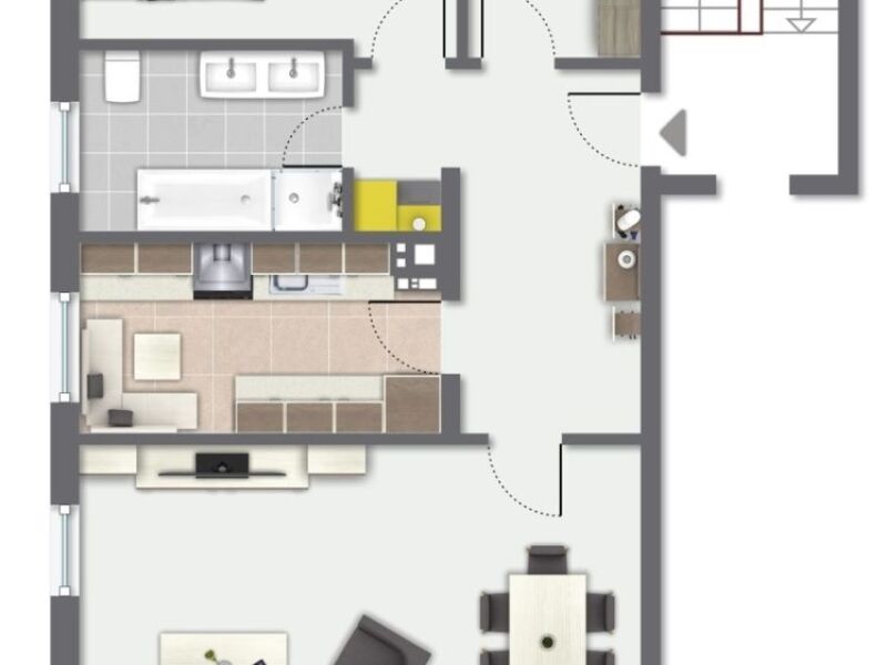 Handwerker, oder Heimwerker aufgepasst! Diese 3-Zimmer-Wohnung kann …