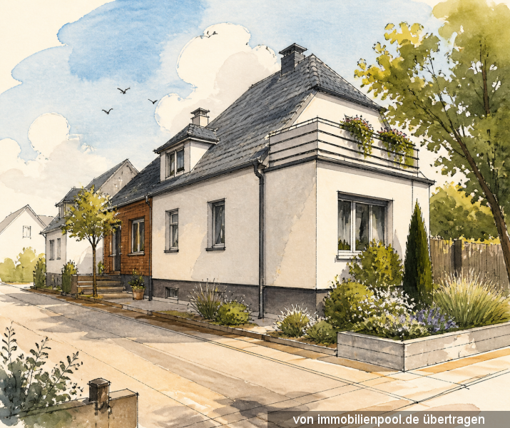 Zweifamilienhaus, Garage, Einfamilienhaus, Doppelhaushälfte