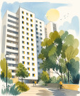 Garage, Eigentumswohnung (3 bis 4 Zimmer)