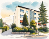 Zwangsversteigerung Mehrfamilienhaus, Garagen und PKW-Stellplätze