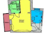 Die ersten eigenen vier Wände! Balkon, Tageslichtbad, separate Küche!