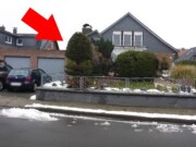 Einfamilienhaus mit Doppelgarage und Holzschuppen