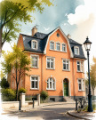 Mehrfamilienhaus, Verkehrsfläche