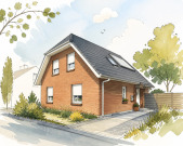 Zweifamilienhaus, Kfz-Stellplatz