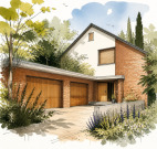 Zweifamilienhaus, Garage