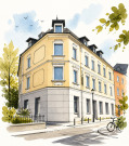 Zwangsversteigerung Grundstück bebaut mit einem Mehrfamilien-wohnhaus mit 7 Wohneinheiten