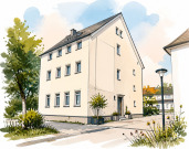 Mehrfamilienhaus und Hofgebäude