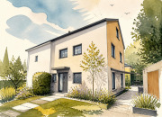 Einfamilienhaus, Doppelhaushälfte