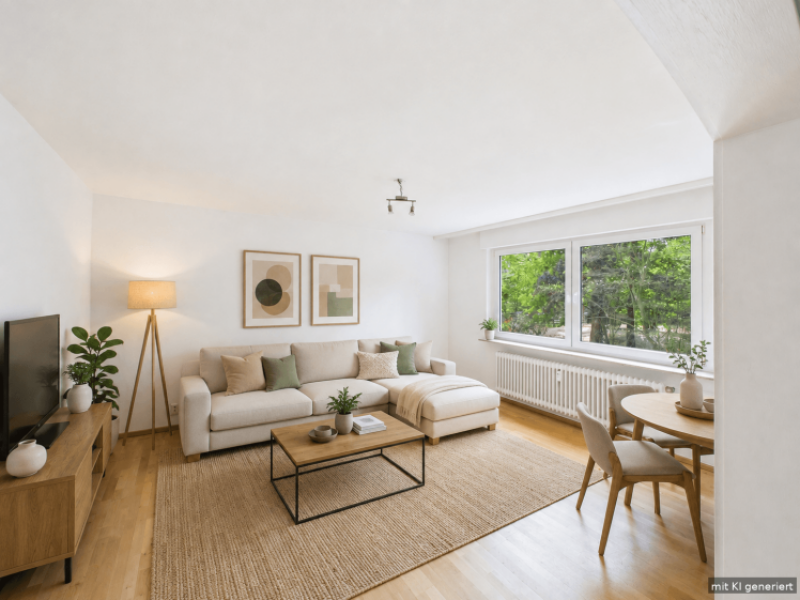 Zentral wohnen, familienfreundlich geschnitten – 4-Zimmer-Wohnung mi…