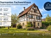Fachwerkhaus mit Erweiterungspotenzial in Kraichtal-Menzingen mit 40…