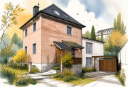 Zweifamilienhaus, Kfz-Stellplatz, Garage