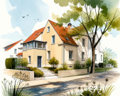 Garage, Doppelhaushälfte