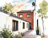 Mehrfamilienhaus, Garage