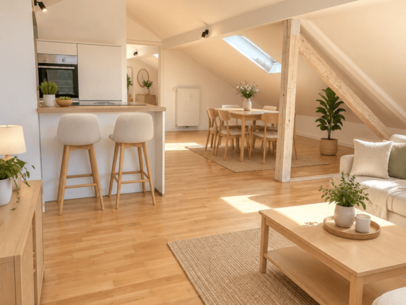 Lichtdurchflutete Dachgeschosswohnung in Roßbach mit Loftcharakter u…