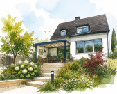 Zweifamilienhaus (Doppelhaushälfte), Garage