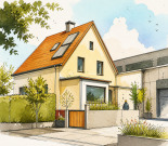 gewerblich genutztes Grundstück, Mehrfamilienhaus
