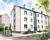 Mehrfamilienhaus, Kfz-Stellplatz, Garage, Baugrundstück