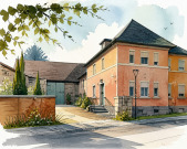 gewerblich genutztes Grundstück, Zweifamilienhaus, Kfz-Stellplatz, G…