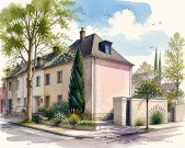 Mehrfamilienhaus, Reihenhaus