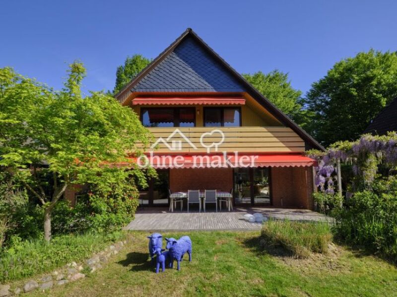 Freistehendes Einfamilienhaus mit Südgarten in ruhiger Lage von Hamb…