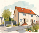 Garage, Doppelhaus, zwei Doppelhaushälften