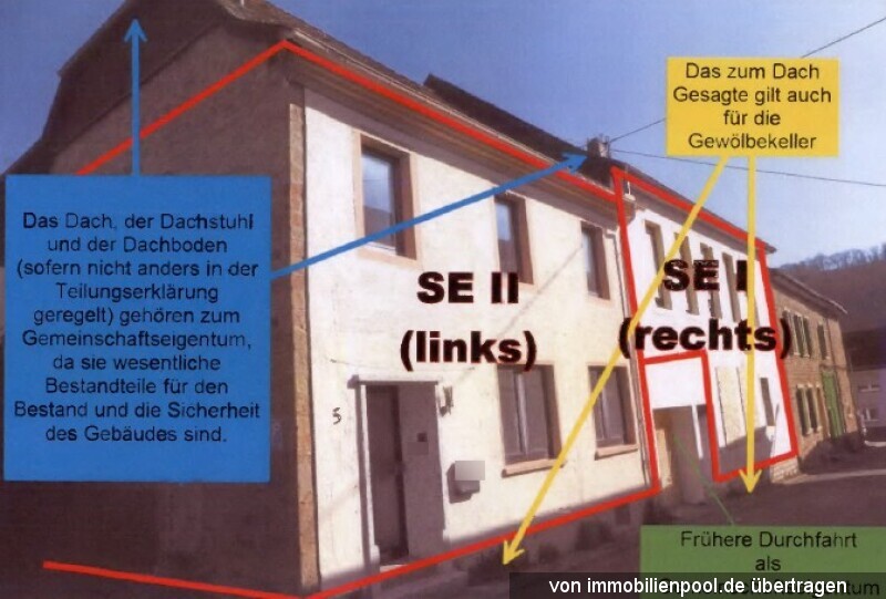zwei Wohnhäuser als Wohnungseigentum